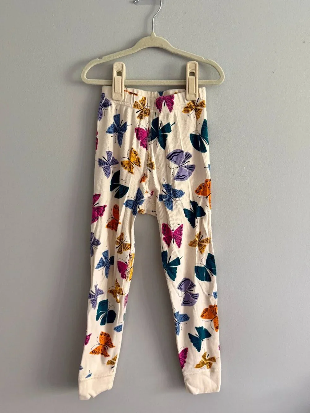 Hanna Andersson Organic Cotton Butterfly Pajama Set Size 5